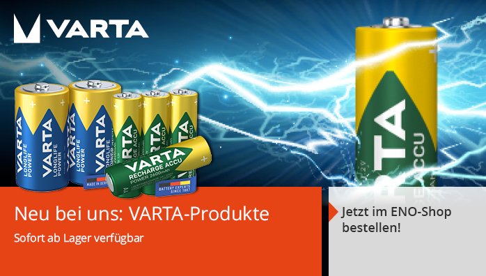 Neu bei uns: VARTA-Produkte