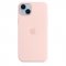 Apple Silicone Case MagSafe iPhone 14 Plus kalkrosa
