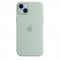 Apple Silicone Case MagSafe iPhone 14 Plus agavengrün