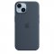 Apple Silicone Case MagSafe iPhone 14 sturmblau