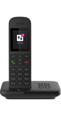 Telekom Sinus A12 schwarz m. Basis u. AB
